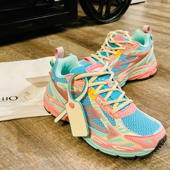 Off-White - Be Right Back Sneakers (Miami) - Mint - RARE - DEADSTOCK! Women’s 8 - Picture 13 of 16